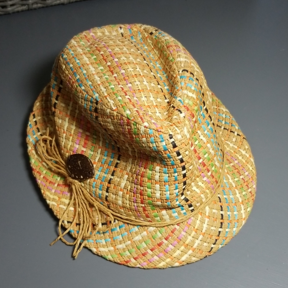 Panama Jack Multi Color Toyo Fedora